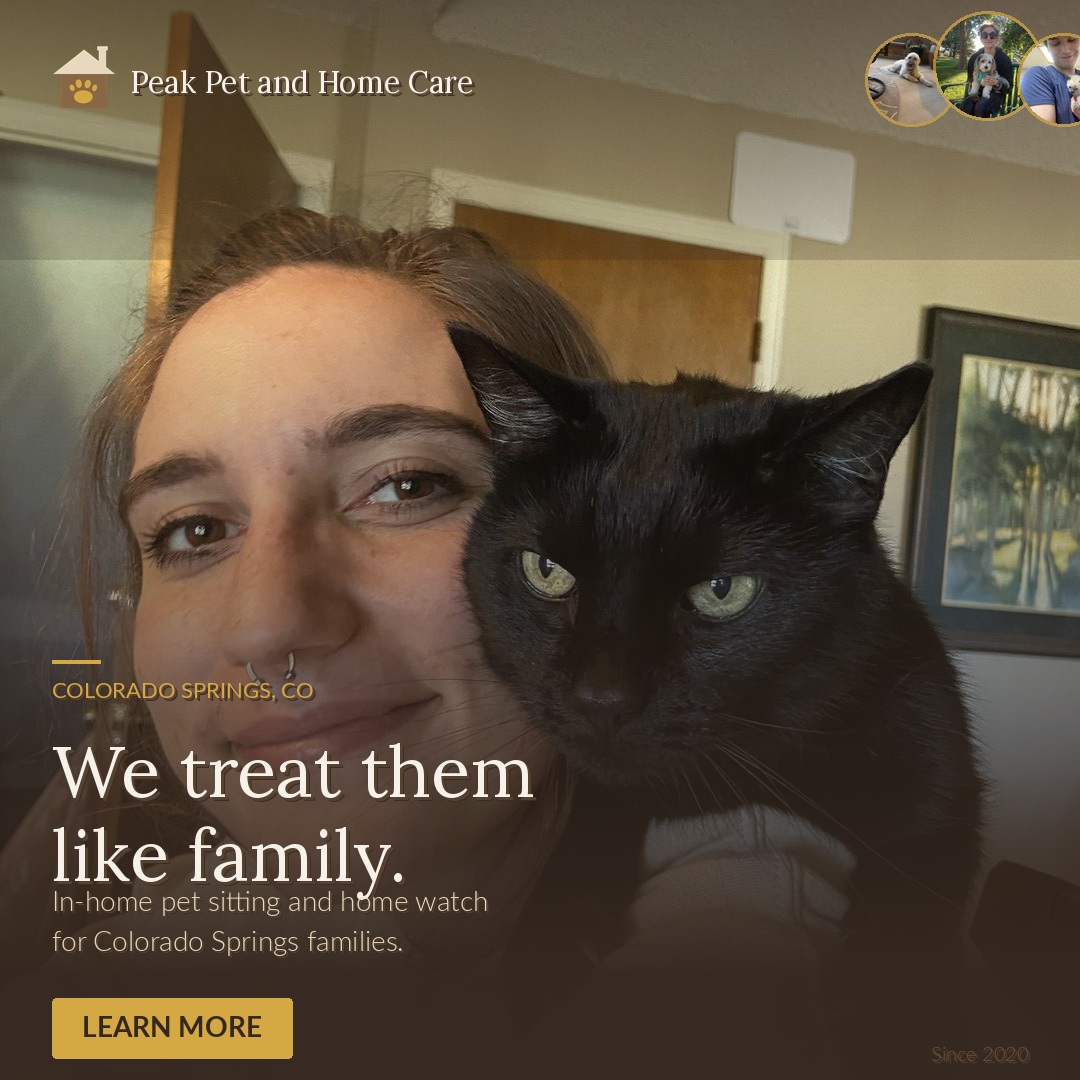 Peak Pet and Home Care — square social media ad